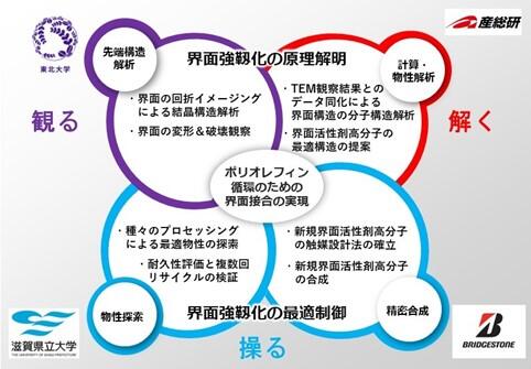 図2. 研究チーム構成と役割分担