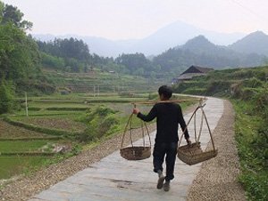 安化の風景